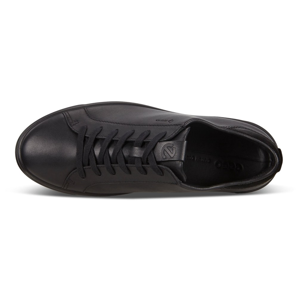 ECCO Mens Sneakers Black - Street Trays - HGP-946081